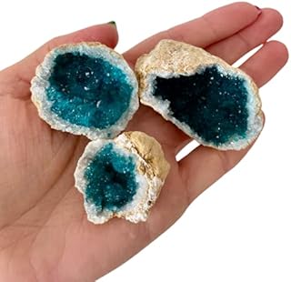 1pc. Quartz crystal druzy from Morocco - quartz crystal druzy - grade A crystal cluster - mineral specimen - dyed crystal druzy - green crystal