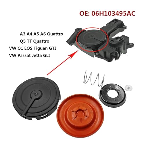 Kit reparación válvula PCV: elimina fugas de aceite en motores TSI de tu Tiguan o Golf GTI 4