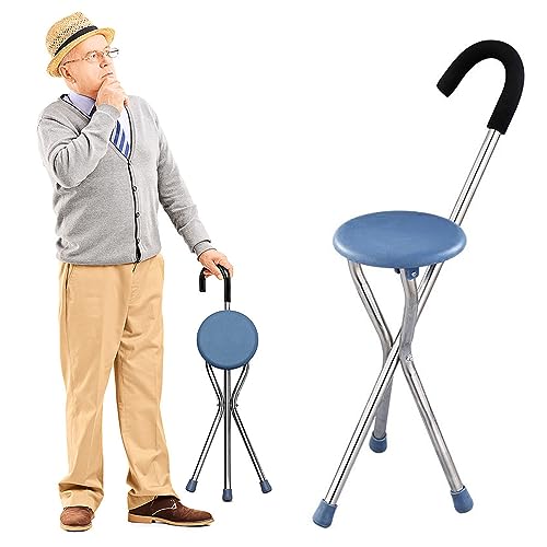 DOTOTO Bastón Plegable Ajustable,Bastón Plegable con...