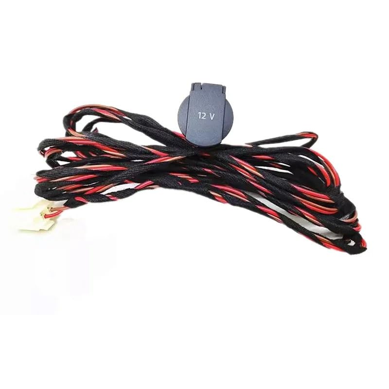 Interfaz de fuente carga alimentación cubierta 12V para maletero con cable para VW ID3 ID.3
