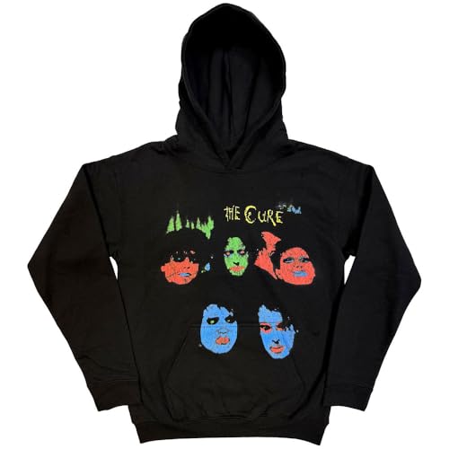 Image of The Cure Hoodie in Between Days Band Logo Official Unisex Black Pullover S