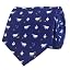 Sheep - White on Navy Blue