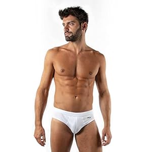FILA FU5038, Slip Homme, Blanc, M