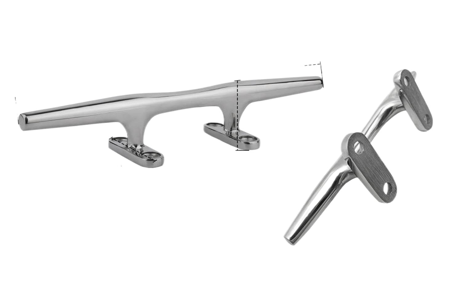 Marine Cleats Compatible With Yacht Ship Auto Deck Ropes 4/5/6 Inch 316 Stainless Steel(6 inch)