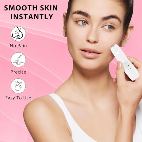 Image of Facial Hair Removal Machine For Face, Chin, Cheek, Eyebrow, Upper Lip Hair Removal for Women, USB RECHARGEABLE Epilator Machine for Women