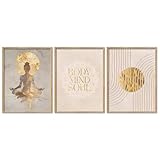 ARTFAVES® Poster Set - Yoga Spirit Trio - 3-teilige 