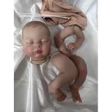 LSOAARRT 19 Lifelike-DIY Puppe Kits Simulation Reborns Spielzeug Erwachsene Kinder großes Geschenk Montage pädagogische Puppe Malerei Reborns Making Soft Kit