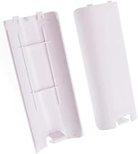 TAPA PILAS PARA MANDO NINTENDO WII, CUBIERTA TRASERA TAPADERA BATERIA, BLANCO