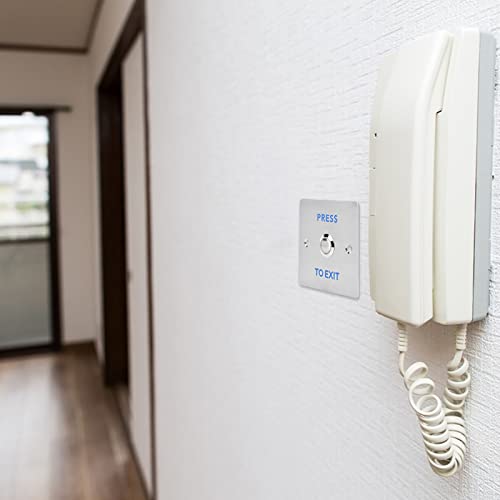 Interruptor de botão, botão de saída de porta elétrica de aço inoxidável, botão de liberação de aces