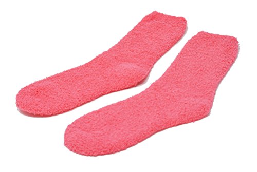 Arad Premium Soft Warm Microfiber Fuzzy Socks, Pink #TOP6