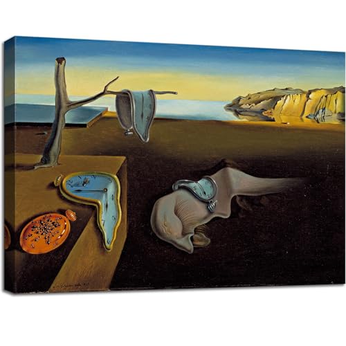 msspart Salvador Dali Canvas Wall Art - The Persistence of Memory Painting Classic Artwork Print, Famous Picture Poster for Home Decor - 12