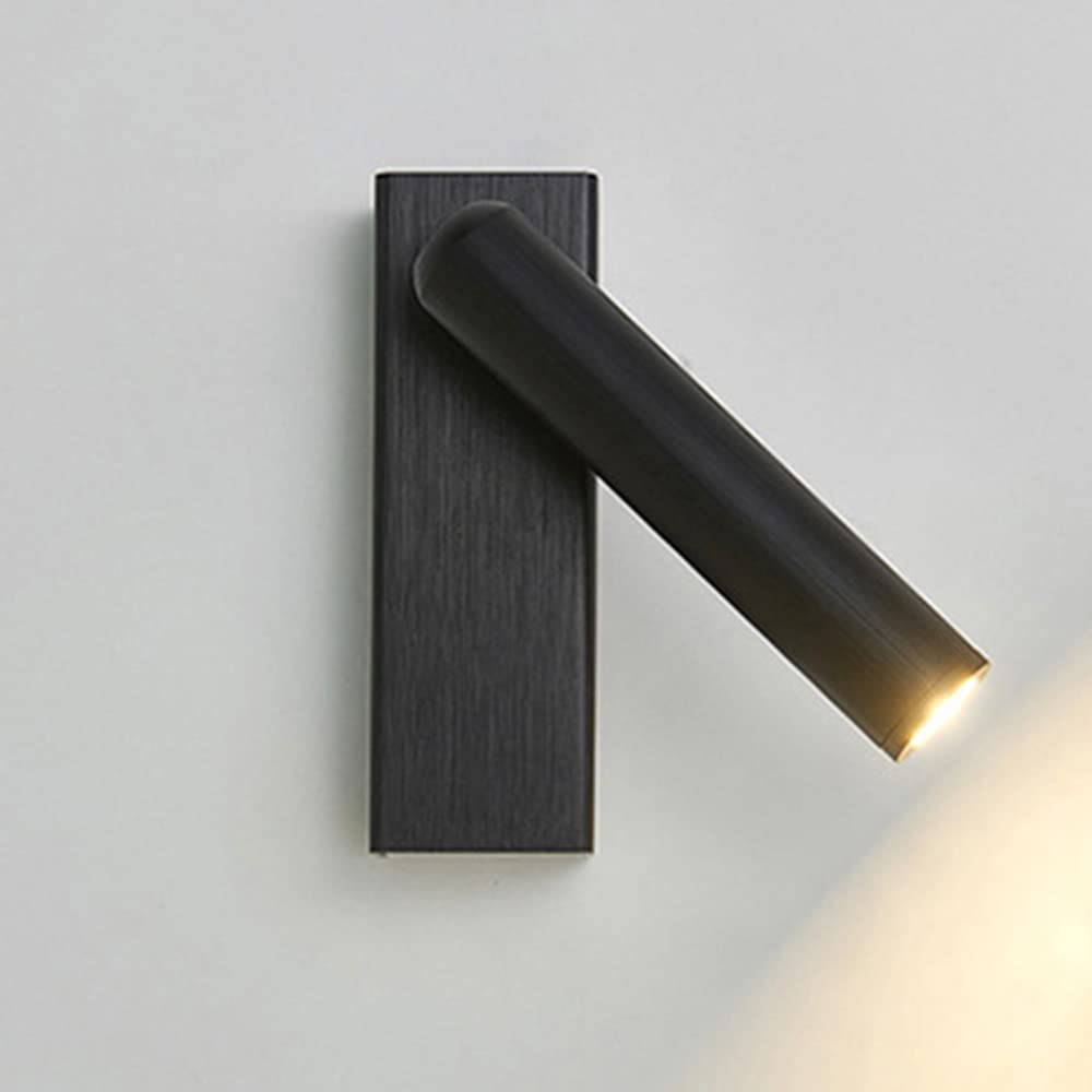 IvyLoutish Modern Wall Light Cylindrical Wall Lantern Long Tube Wall Mounted Light Indoor 6W LED Wall Lamp Bedroom Wall Sconce Dinning Room Aluminum Downlight