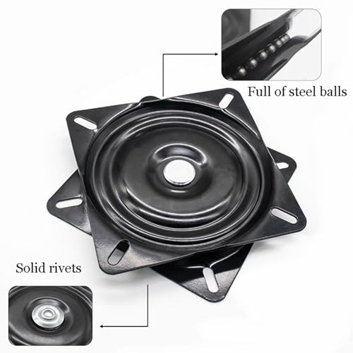 Roulement plateau tournant 250mm pour base pivotante de canapé et fauteuil