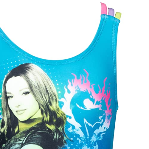 Disney Descendants Evie Little Girls One-Piece Bathing Suit Blue 4 #TOP6