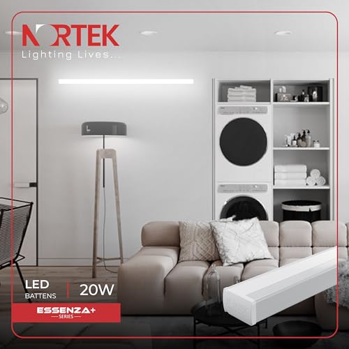 Image of Nortek Essenza+ 20 Watt Led Tubelight Warm White Led Tube Lights For Home Ideal For Living Room, Bedroom, Office, Commercial And Industrial Space Eco-Friendly, And Cost-Saving Led Light Pack Of 5