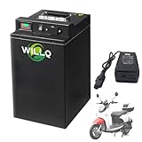 WILLQR 72 Volt Moped Motorcycle Battery 72V 35Ah 25Ah Lithium Battery Pack for 2500W 1500W 1000W 500W Motor with BMS Protection Board and Indicator Light,72v25ah