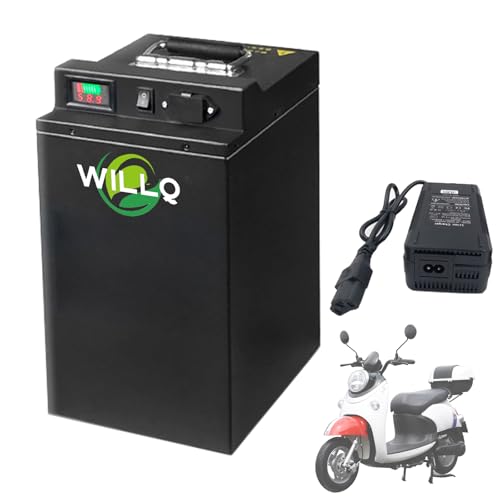 72V Lithium Moped Battery with BMS and Indicator