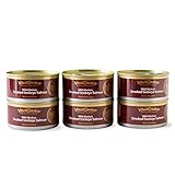 Vital Choice Wild Alaskan Smoked Sockeye Salmon 6-Pack – Certified Sustainable Canned Salmon with No Skin or Bones – Kosher, Gluten-Free, Low-Sodium Salmon Smoked with Alderwood, 5.5 oz. Cans