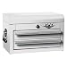 Viper Tool Storage V218MCWH 18-Inch 2-Drawer 18G Steel Mini Storage Chest w/ Lid Compartment, White