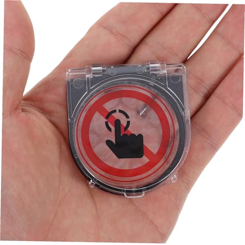 Protector de botones transparente para lavadoras y ordenadores en pack de 2 unidades 4