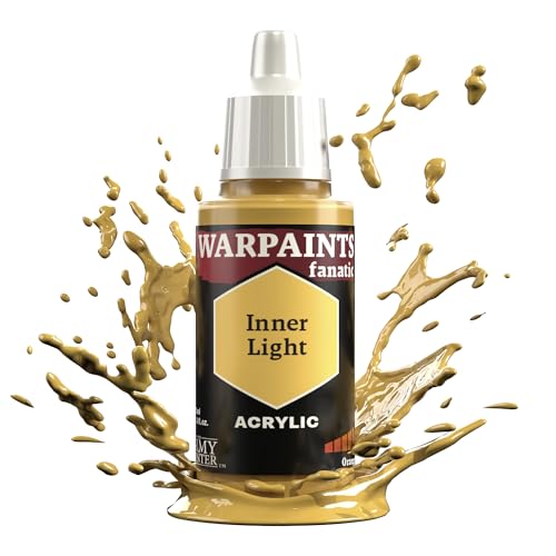 The Army Painter, Warpaints Fanatic Inner Light Single Acrylics, Miniature Hobby Painting, Quality Paint for Miniature Wargaming