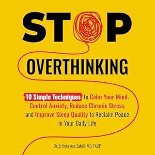 Stop Overthinking Audiolibro Por Erlinda Sabili arte de portada