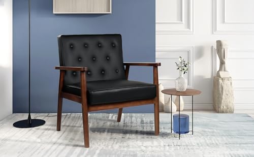 STHOUYN PU Leather Accent Chair - Image 3