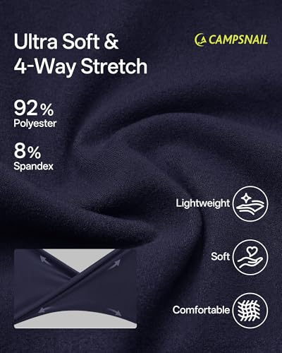 CAMPSNAIL Joggers for Women with Pockets - 27"/20" Womens Sweatpants Yoga Lounge Relaxed-fit Pants for Workout Running — view 3
