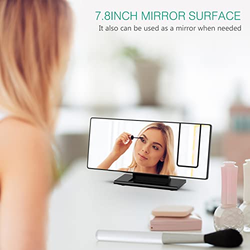 Oria Projection Alarm Clock, Electronic Led Clock, 7.8 Inch Mirror Digital Desk Alarm Clock With Temperature thumb #6