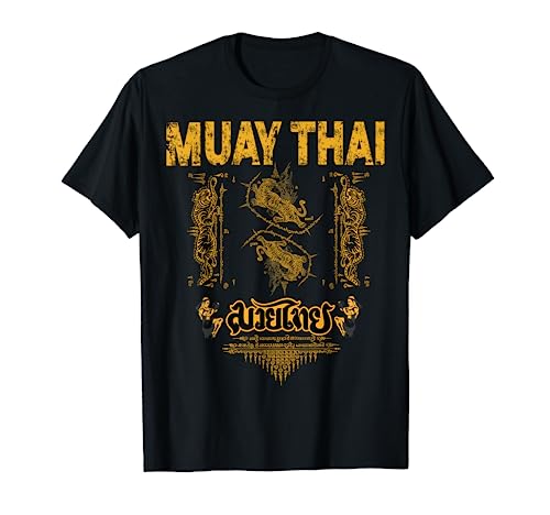 Sawadee thai traditional sak yant thai twin tiger muay thai Camiseta
