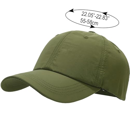 Image of Waterproof Baseball Cap Breathable UPF50+ Caps for Men Women Outdoor Sport Adjustable Rain Quick Dry Hat