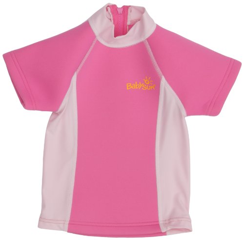 Babysun T Shirt - Ropa de baño anti rayos UV, color rosa