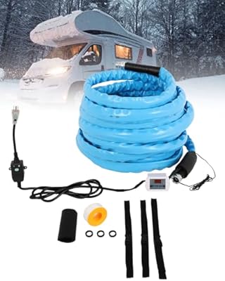 MIROZO RV Heated Water Hose for 50FT, -40 ? Freeze Protection Heated Drinking Water Hose Upgrade with Digital Display,Energy-Saving Thermostat,for RV,Camper,Garden,Home