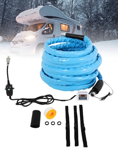 Image of MIROZO RV Heated Water Hose for 100FT | Drinking Water Hose -40 ℉ Freeze Protection Heated|with Digital Display,Energy-Saving Thermostat,for RV,Camper,Garden,Home