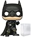 POP DC Heroes: The Batman - Batman Funko Pop| Vinyl Figure (Bundled with Compatible Pop Box Protector Case), Multicolor, 3.75 inches