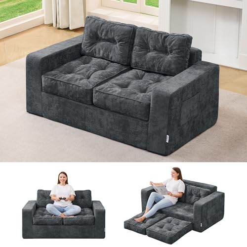 Hobestluk Chenille 2-Seater Sofa for Small Spaces