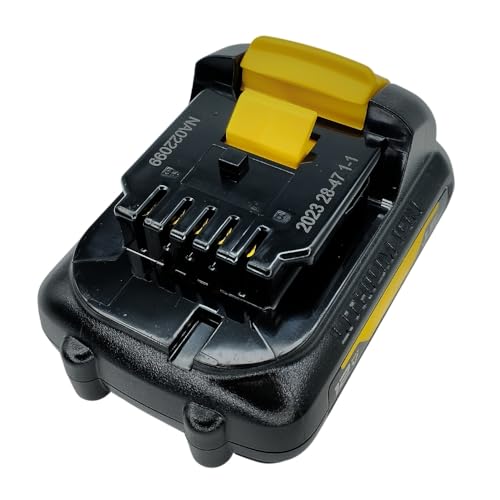 Kit Carregador DCB107-BR Bivolt e Bateria DCB120-B2 Compatível com Ferramenta DeWalt N462057 N580008