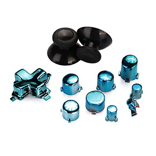 Image of Replacement Parts Repair Full Set ABXY Dpad Triggers Buttons Kits Controller Mod L1 R1 L2 R2 for XboxOne Elite (Blue)