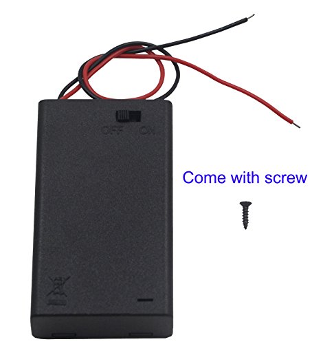 Lampvpath (Pack Of 3) 3 Aaa Battery Holder With Switch, 4.5V Battery Holder With Switch, 3X 1.5V Aaa Battery Holder With Leads And Switch #TOP4