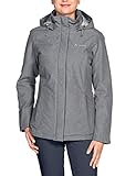 2-Lagen Material VAUDE Damen Women\'s Limford Jacket II Jacke, grau (grey-Melange), 46