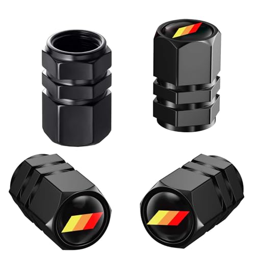 4PCS Tire Valve Stem Caps Fit for Toyota TRD Camry RAV4 Corolla Auto Accessories, Universal Stem Covers for Cars Trucks Motorcycles SUVs Bikes