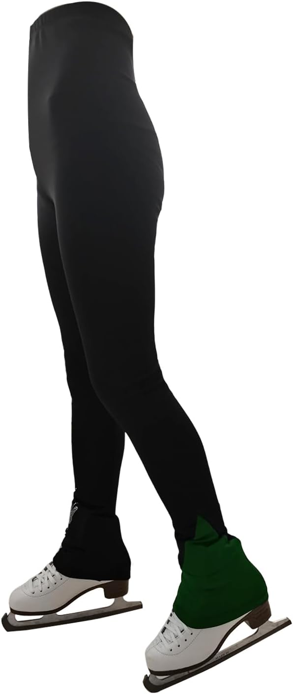 LIUHUO Figure Skating Pants Training Leggings Fleece Suit Girls Comfortable Shiny Colored Diamond