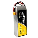 TATTU 6S Lipo Battery 22.2V 8000mAh 25C LiPo Battery Soft Case with XT60 Plug for DJI S800 S800 EVO