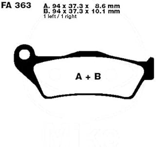 Bremsbelag hinten EBC standard TT, FA363 für BMW R 1150 GS ABS, 415, R21, Bj. 1999