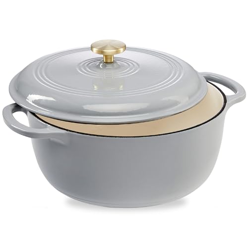 Best Choice Products 6 Quart Enamel Cast-Iron...