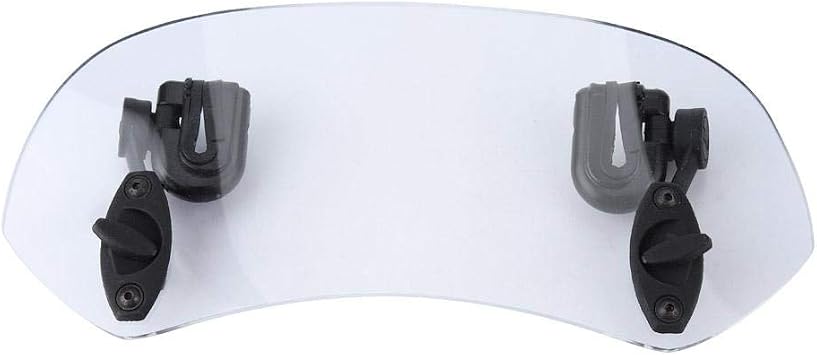 Motorcycle Wind Deflector Universal Motorcycle Modified Windscreen Windscreen Spoiler Air Deflector (Transparent)