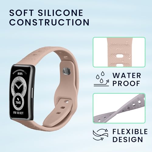 kwmobile 2X Sportarmband kompatibel mit Huawei Band 10/9 / 8 Armband - Fitnesstracker Band Set aus TPU Silikon