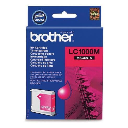 Brother LC1000M - BROTHER LC1000M MAGENTA CARTRIDG