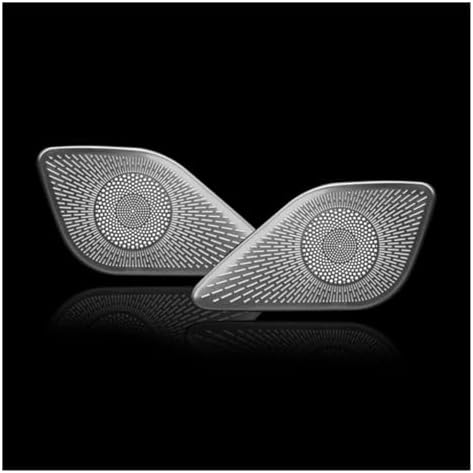 Compatible with Kia Compatible with Sportage NQ5 Door A-Pillar Speaker Cover Small Horn Trim Sticker Car Interior Styling Moulding 2pcs Interior Decoration(Black)