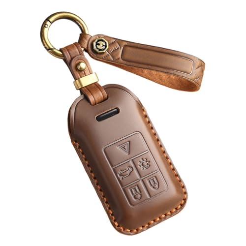 Étui pour clé Volvo XC70 V40 coque de protection haute finition avec anneau